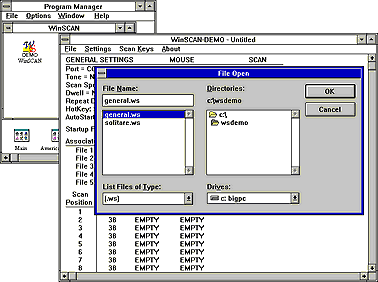 Setup Window Open Dialog Box